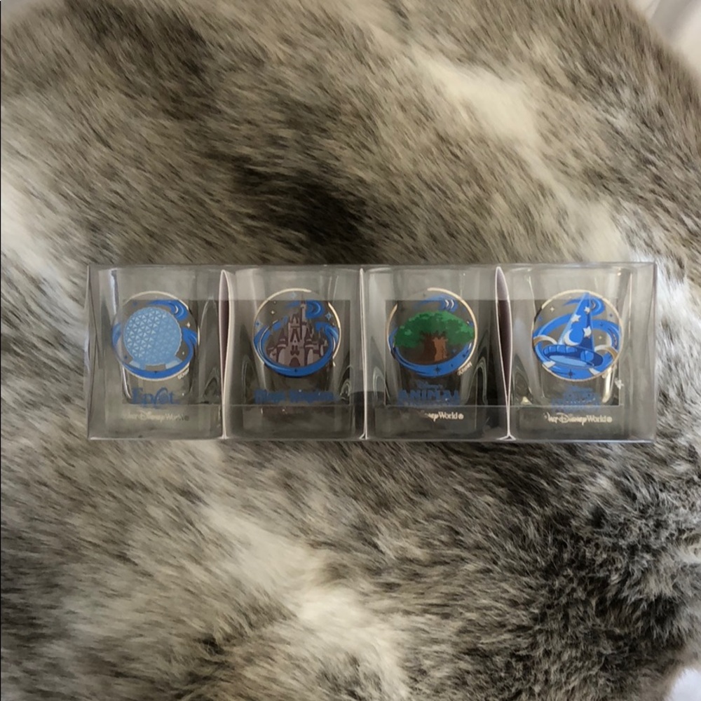 Walt Disney World souvenir shot glasses